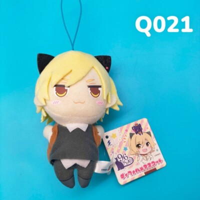 96Neko Nico Nico Singer Cat Mascot Strap Plush 5