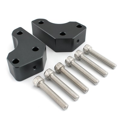 Handlebar Risers Height Up Adapters for Kawasaki GTR1400 Concours 1400 2008-2022