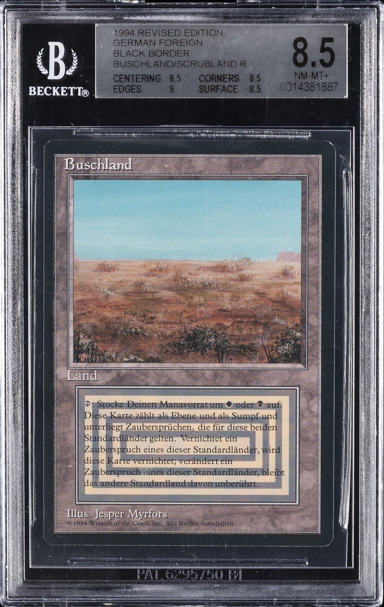 1994 MAGIC: THE GATHERING BUSCHLAND BGS 8.5 | eBay
