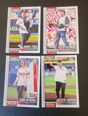 2026 Topps Series 1 & 2 First Pitch Celebrity Insert Complete Your Set You Pick