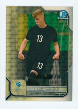 Marketplace image: 2021-22 Luca Netz Topps Bowman Chrome UEFA Under23 Superfractor Germany Card 1/1