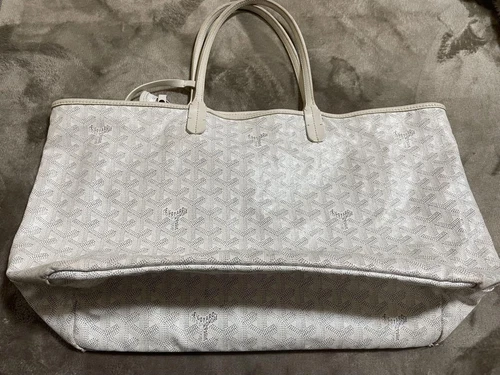 Borsa Goyard Saint Louis PM bianca usata