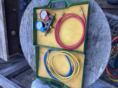 Refco Kälteanlagen Monteurhilfe. Manometer R 502 R 22 R 12