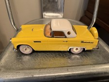 Vintage 1956 Ford Thunderbird Tin Toy Car by Ichiko Japan. Excellent Condition