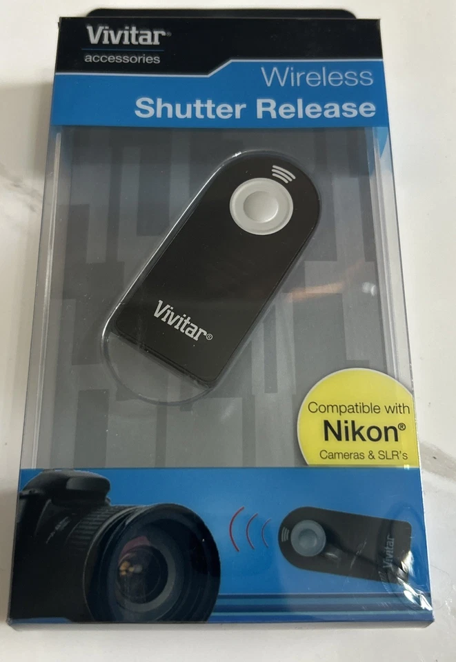 Vivitar VIV-RC-6000B-NIK Infrared Shutter Release, Black Nikon Shutter Release - Image 3 of 4