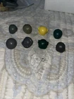 Lot of 8 Vintage Helmets for 3.75" GI Joe Dolls - White MP GI JOE Helmet