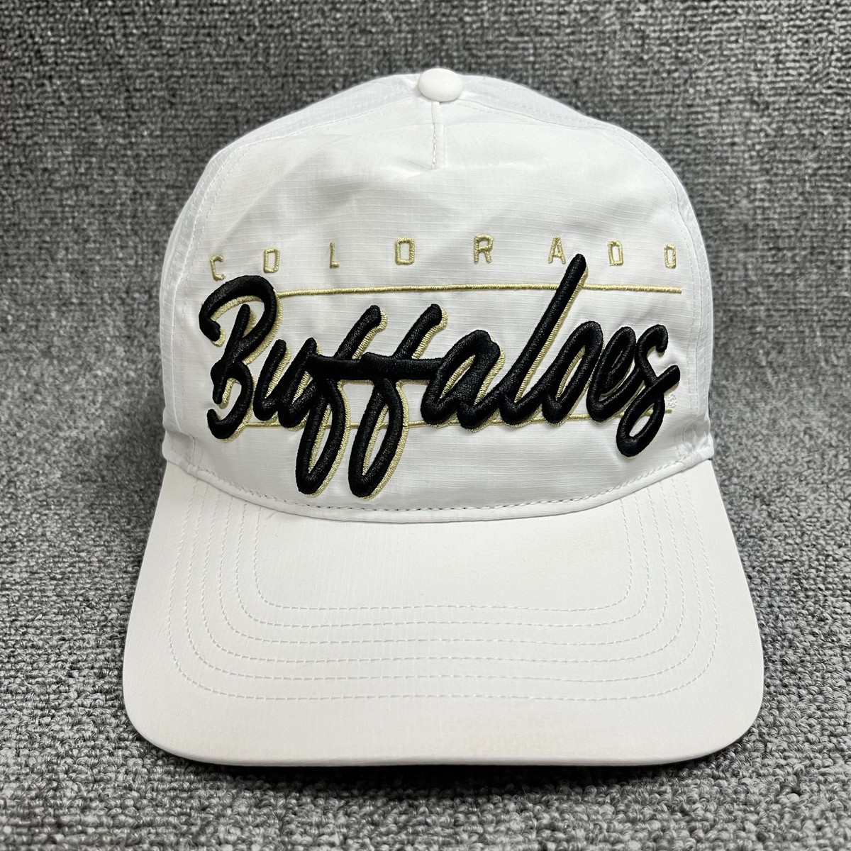 New '47 Brand Colorado Buffaloes White Ripstop Snapback Hat Cap