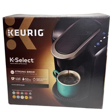 Keurig K-Select Single Serve K-Cup Coffee Maker • Matte Black • Open Box