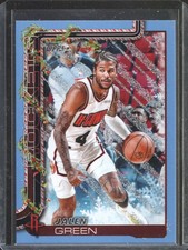 2025-26 Topps Holiday -Jalen Green LIGHT BLUE & WHITE GLITTER (SP) #H140 ROCKETS