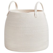 Nursery Laundry Basket  Kids Hamper for Blankets, Pillows,Toys 15"x 13"  B...