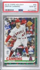 2019 Topps Holiday WalMart Mega Box Griffin Canning #HW66 PSA 10 GEM MT 18aw