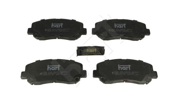 Hart 256 539 Bremsbelagsatz, Scheibenbremse FüR Mazda-image