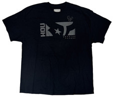 Houston Texans NFL Team Apparel T-Shirt Men's 2XL Black Gray Graphic Tee NWT