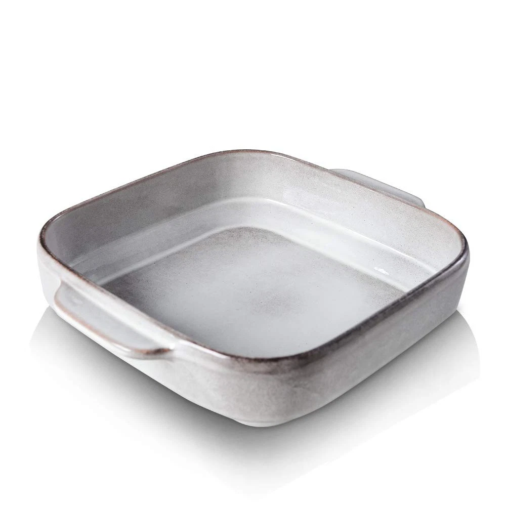 Ceramic Bakeware, 8x8 Baking Dish, Square Baking Pan, Ceramic Baking Dish, Br...