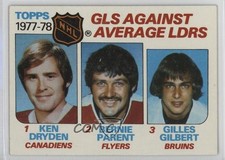 1978-79 Topps Leaders Ken Dryden Bernie Parent Gilles Gilbert #68 HOF 19rf