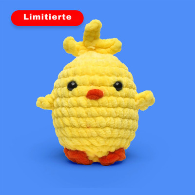 Küken Amigurumi Häkelset   DIY Crochet Kit für Anfänger, Tier Häkelpaket