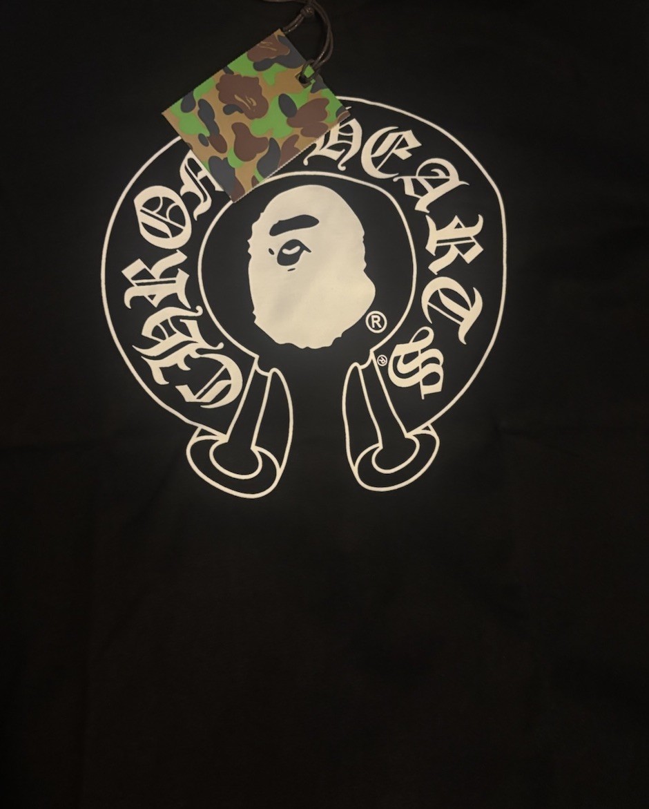 Bape Chrome Hearts Black T-Shirt | eBay