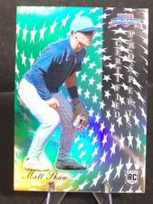 2025 Panini Crusade Certified Prospects Matt Shaw RC Green /249