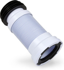 Flexible Toilet Pan Connector Universal WC Flexi Slinky Waste Soil Pipe 