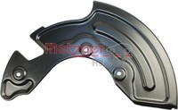 Original Metzger Spritzblech Bremsscheibe 6115126 FüR Audi Skoda Vw