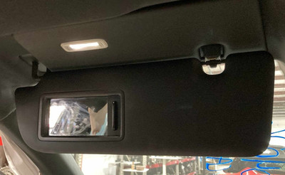 2019 Porsche Cayenne Sun Visor Shade Panel Blocker Drivers Side Left LH OEM