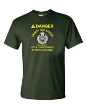 Royal Engineers T-Shirt, Grumpy Sapper, British Army, Military