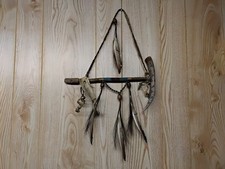 Navajo Indian Ceremonial Peace Pipe/ Tomahawk. Indian Folk Art