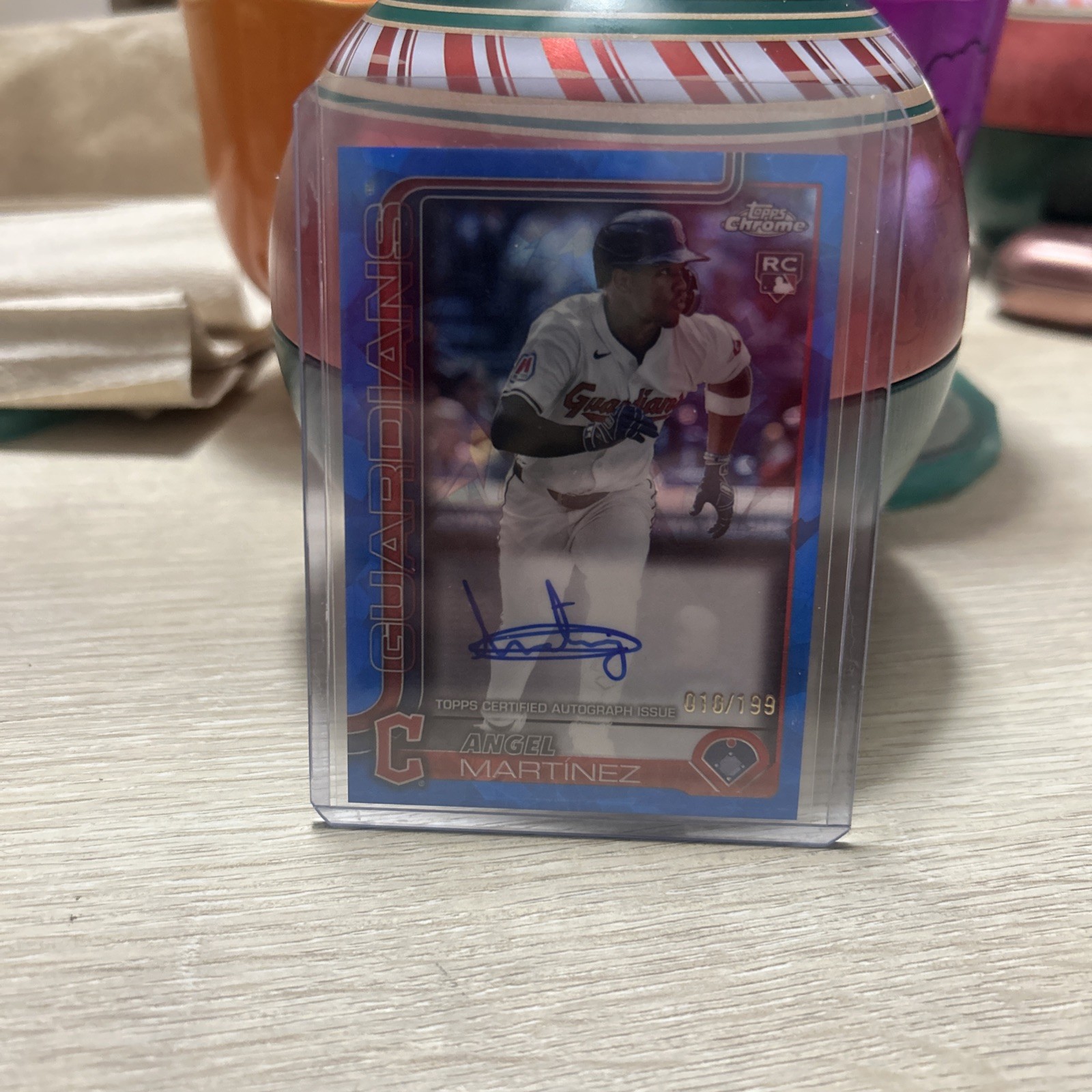 2025 Topps Chrome Sapphire Angel Martinez Auto /199! (RC)