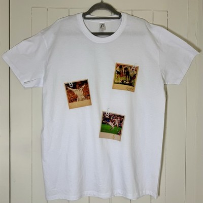 England WM 2026 Polaroid Shirt - Handmade Design (XL)