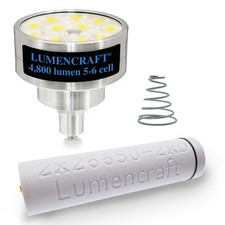 4,800 lumen LED Conversion Kit for 2D Maglite Flashlight, Fits 2D Maglight