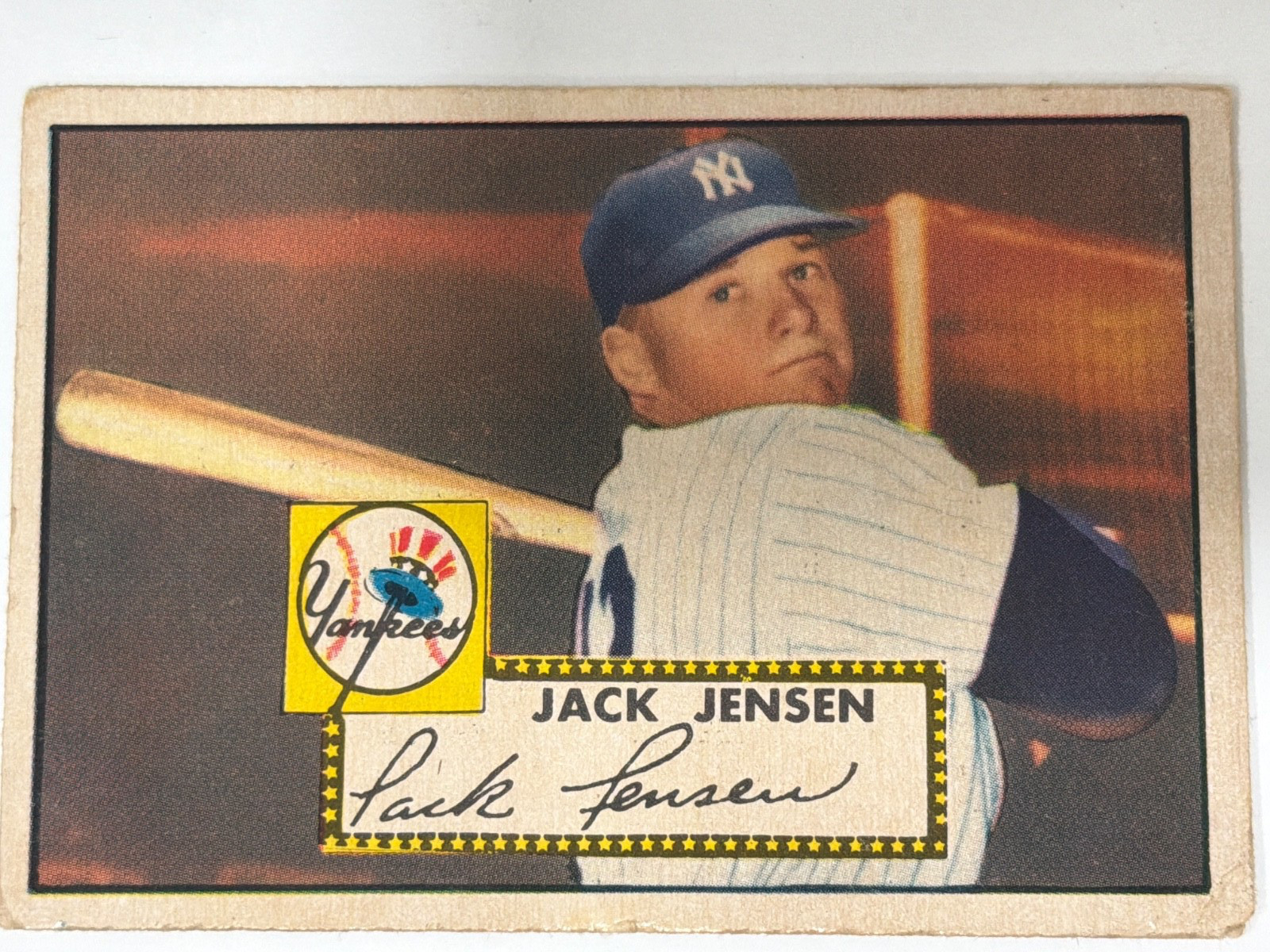 1952 Topps - Jackie Jensen #122