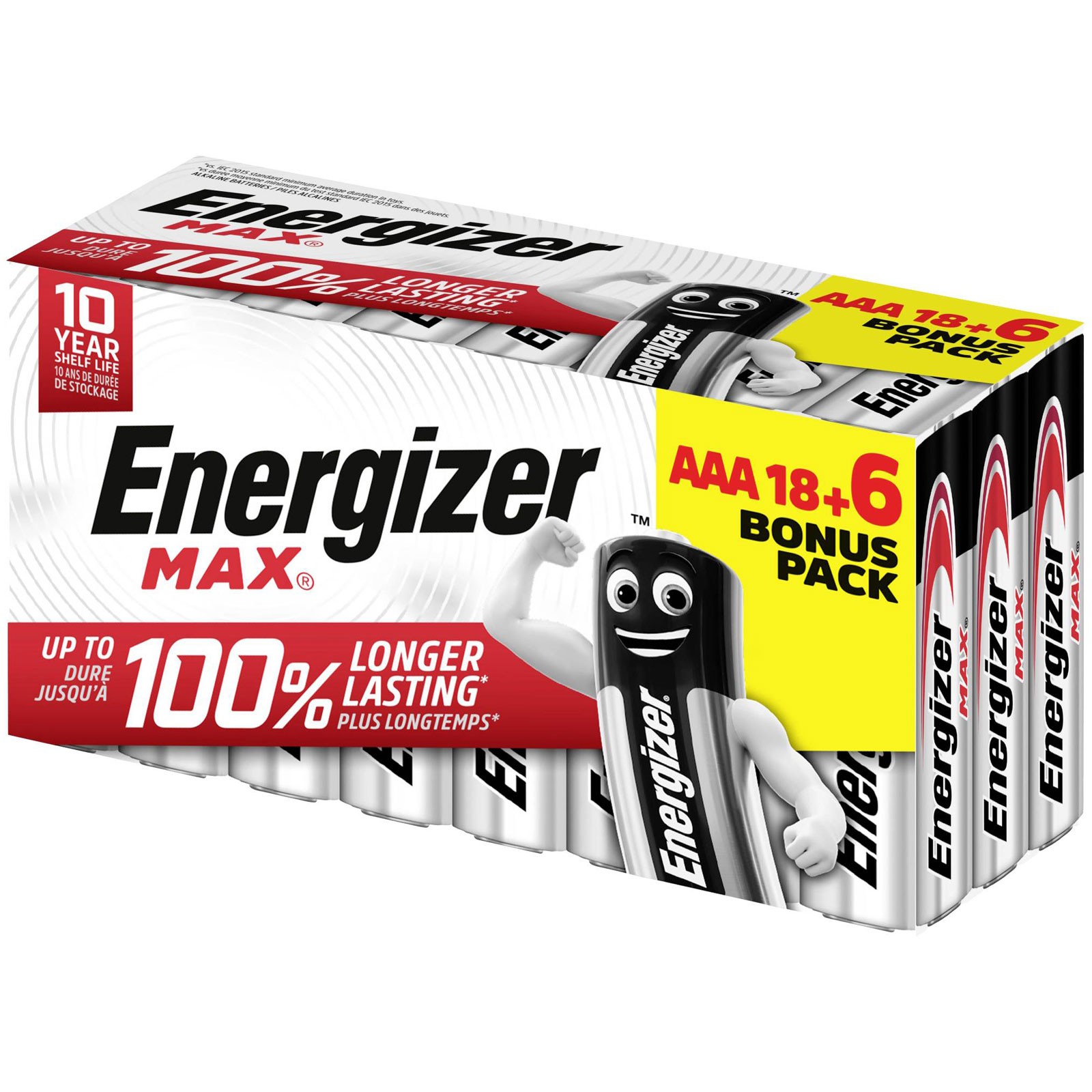 Energizer Max AAA Battery Alkali-Manganese 1.5V 24 pc(s)