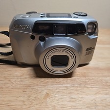 Pentax IQZoom 160 35mm Point and Shoot Film Camera Vintage