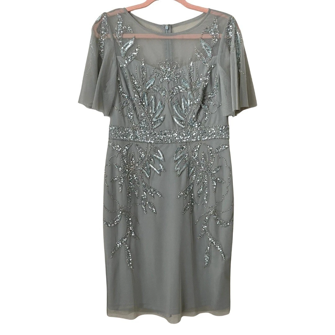 Adrianna Papell Mesh Gray Dresses for Women for sale | eBay Adrianna Papell Mesh Gray Dresses for Women for sale | eBay