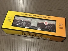 MTH Rail King 0-27 Rugged Rails Pennsylvania Box Freight Car NEW 33-7410