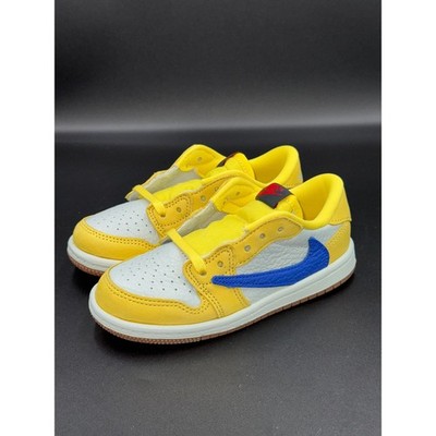 Jordan 1 Retro Low OG SP Travis Scott Canary (TD) Sz 9C | eBay
