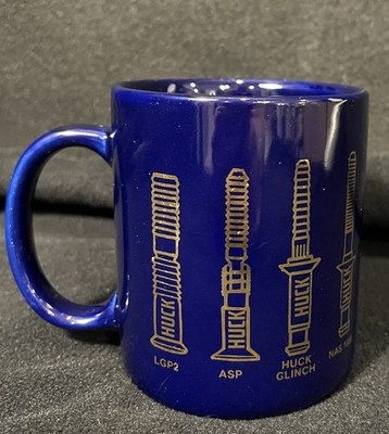Vintage Huck Aerospace Space Shuttle Promo Mug Tri-Star 1990s