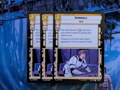 Star Wars Unlimited - 3x Bamboozle - SOR199 Playset