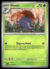 Gloom 002/094 Common Phantasmal Flames Pokemon Near Mint