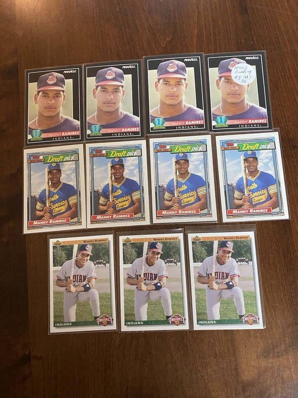 11 Card Manny Ramirez ROOKIE Value Lot #3 - Cleveland Indians Bundle And Save 🔥