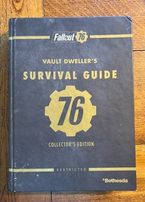Fallout 76 Vault Dweller's Survival Guide Official Collector's Edition W/Map HC