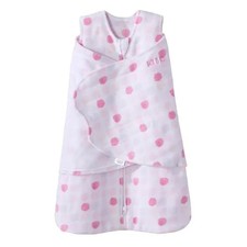 HALO Micro-Fleece Sleepsack Swaddle, 3-Way Adjustable Wearable Blanket, TOG 1.5,