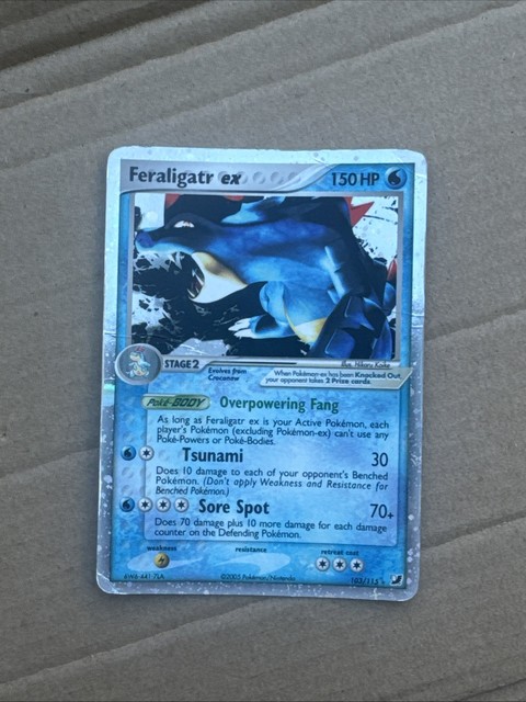 Feraligatr EX #103 (Unseen Forces (2005))