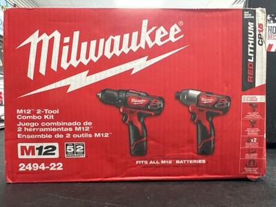 Milwaukee 2494-22 M12 2-Tool Combo Kit (PD6016220)