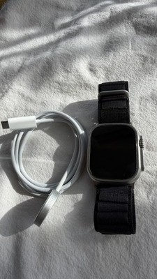 APPLE X Watch Ultra 2 49mm Titanium with Black Trail Loop Band *NO BOX*