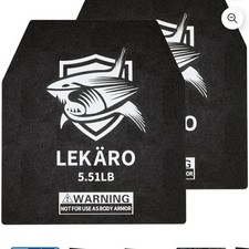 Weighted Vest Plates Set of 2   New in Original Packaging