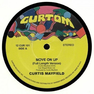 CURTIS MAYFIELD Move On Up/If There's A Hell Below 12'' NEW VINYL Curtom 