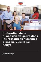Jane Njenga | IntéGration De La Dimension De Genre Dans Les Ressources...