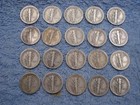 20 SILVER MERCURY DIMES WITH DATES lot WN — photo 6