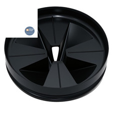 Garbage Disposal Splash Guard 3 3/8" for InSinkErator Evolution 3 3/8", Black